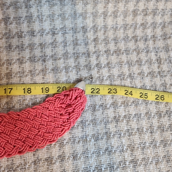 Coral bib chunky necklace - Picture 7 of 8